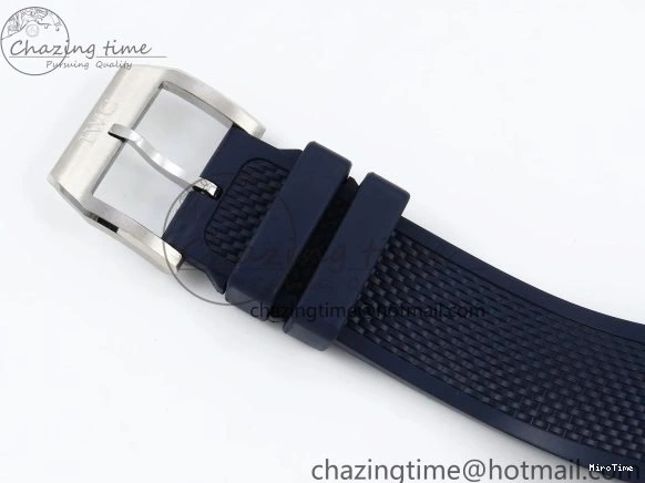 MIROTIME 0412 Casual Portuguese Chrono IW3716 Z+F 1:1 Best Edition White Dial on Blue Rubber Strap A 7016